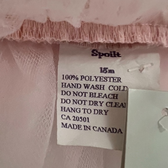 2/$40 NWT Spoilt kids tutu in size 18 months in pink - Picture 6 of 6